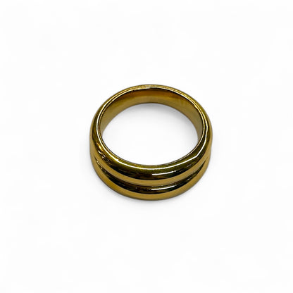 Chunky double ring