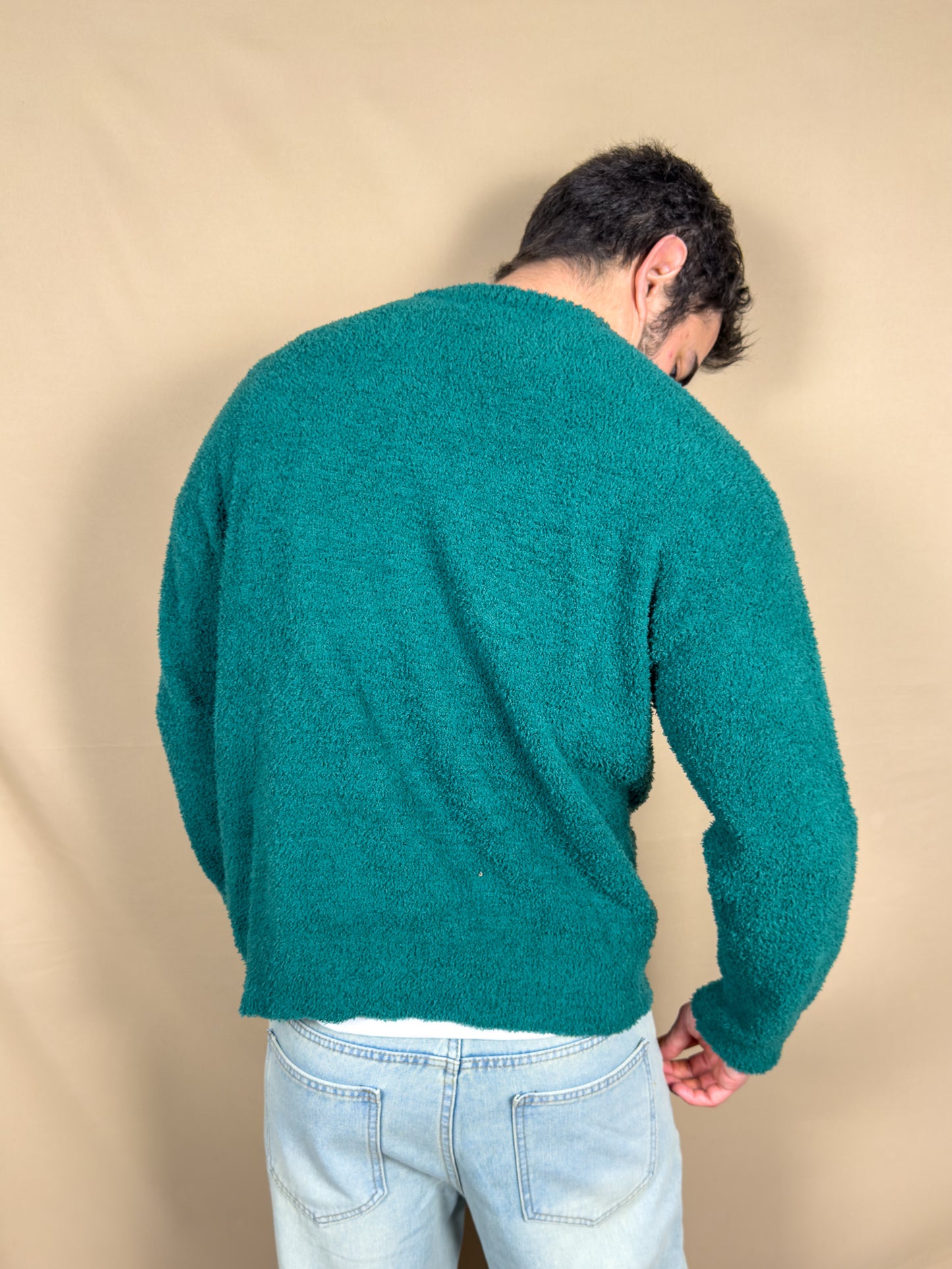 AR SWEATER GREEN TEDDY