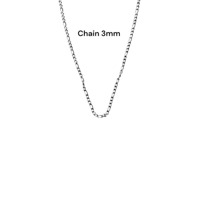 Vintage silver Petals drop pendant