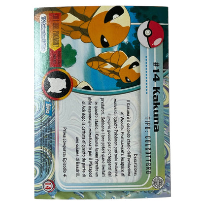 Pokemon Topps 1999 KAKUNA holo #14