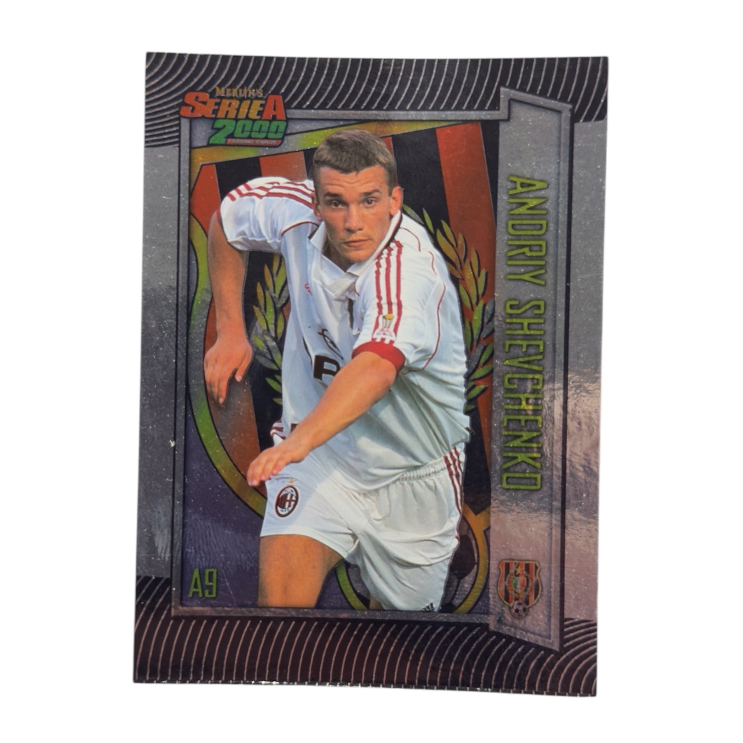 Shevchenko card Milan rookie Merlin Calcio Serie A 2000 Holo #A6 IT