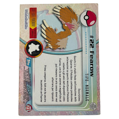 Pokemon Topps 1999 FEAROW #22