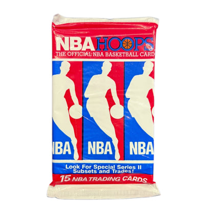NBA Hoops 1990 Red Sealed Pack