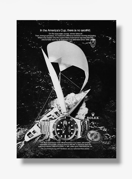 PHOTO STAMPA ROLEX VINTAGE SUBMARINER