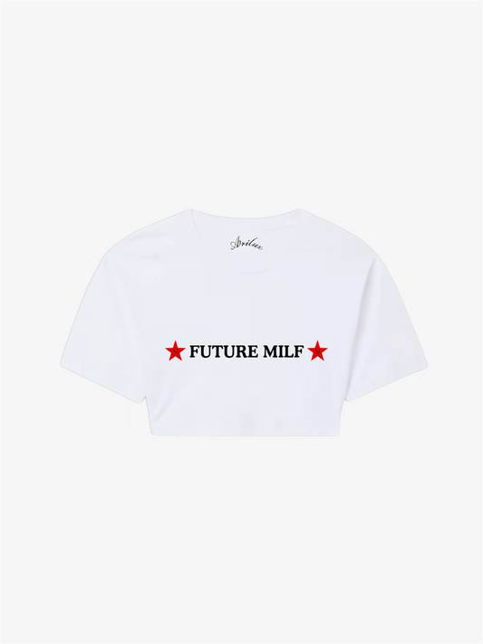 AR CROP TEE FUTURE MILF