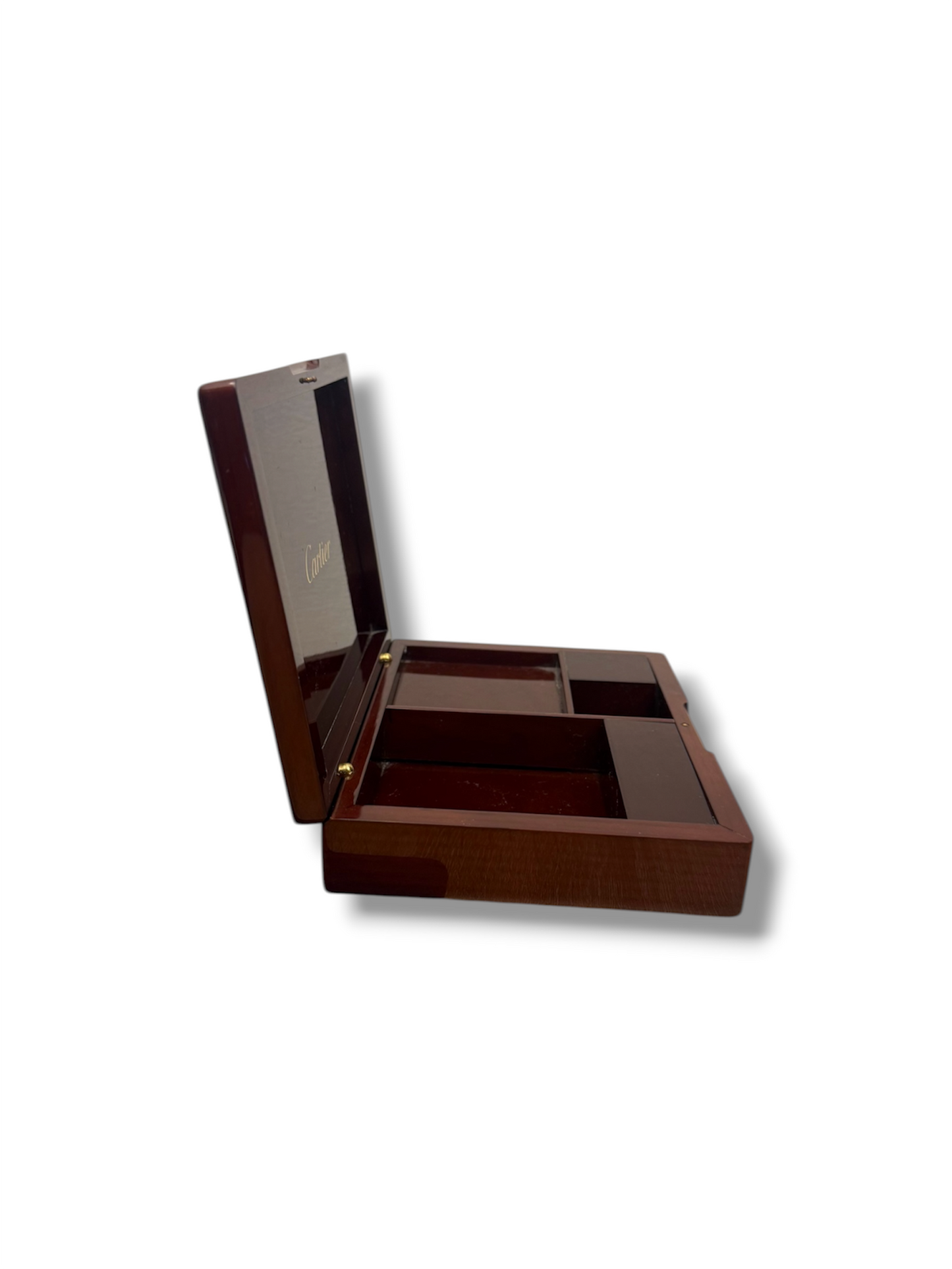 cartier scatola box in radica porta gioie limitata legno