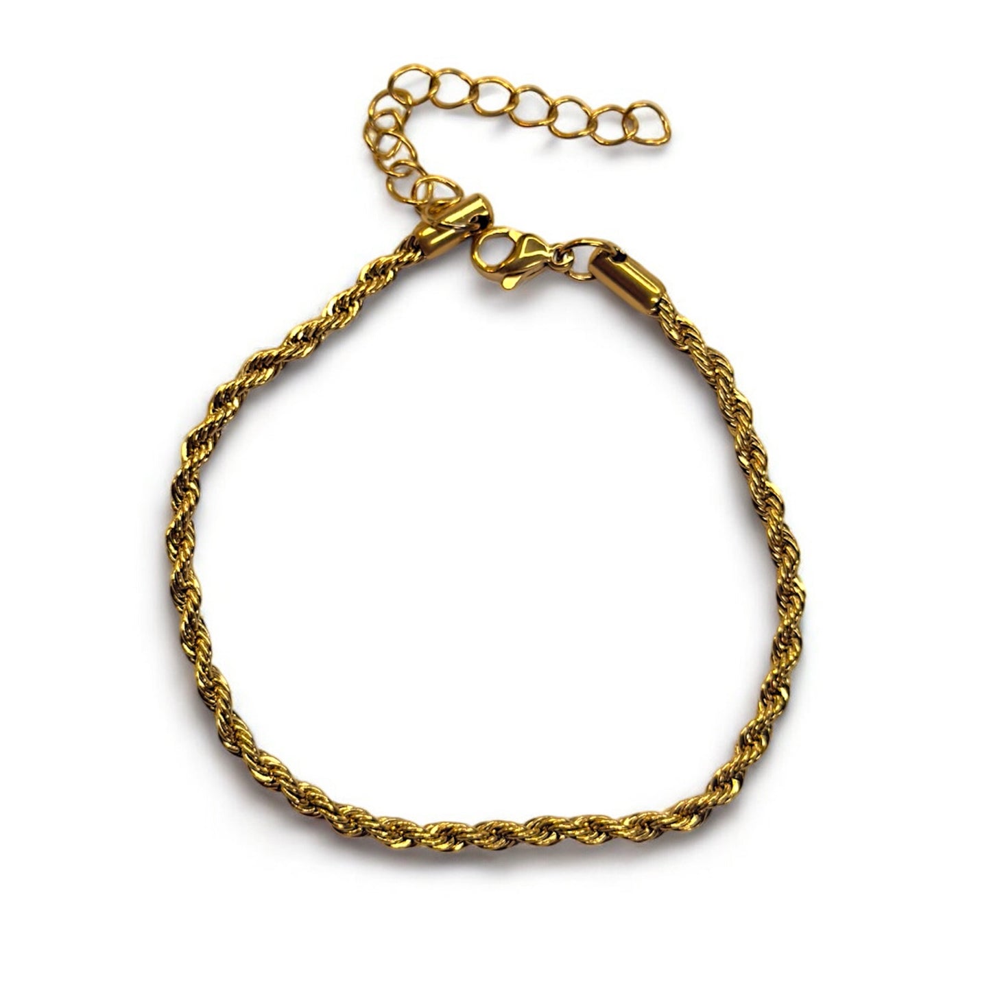 Bracciale acciaio spirale