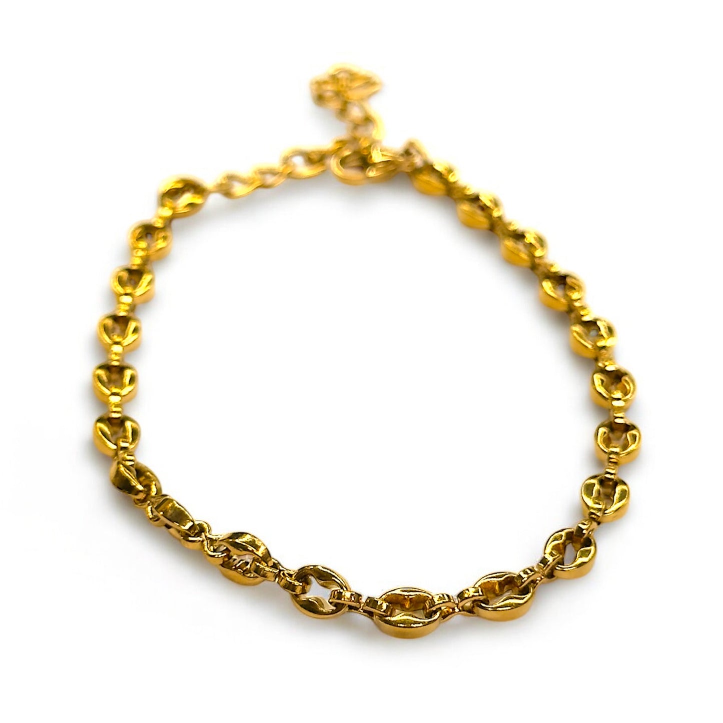 Bracciale acciaio maglia ovale