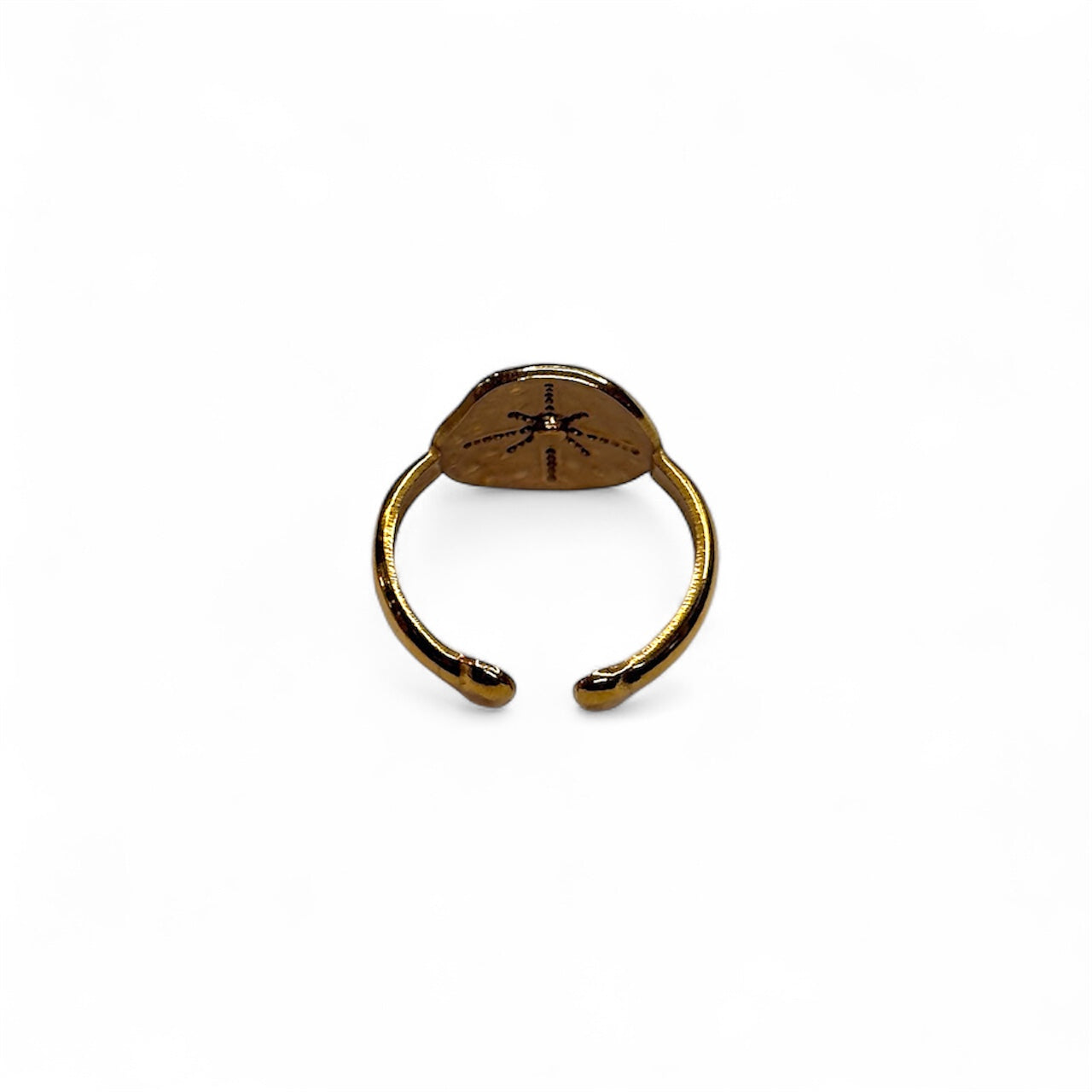 Anello ovale stella antico