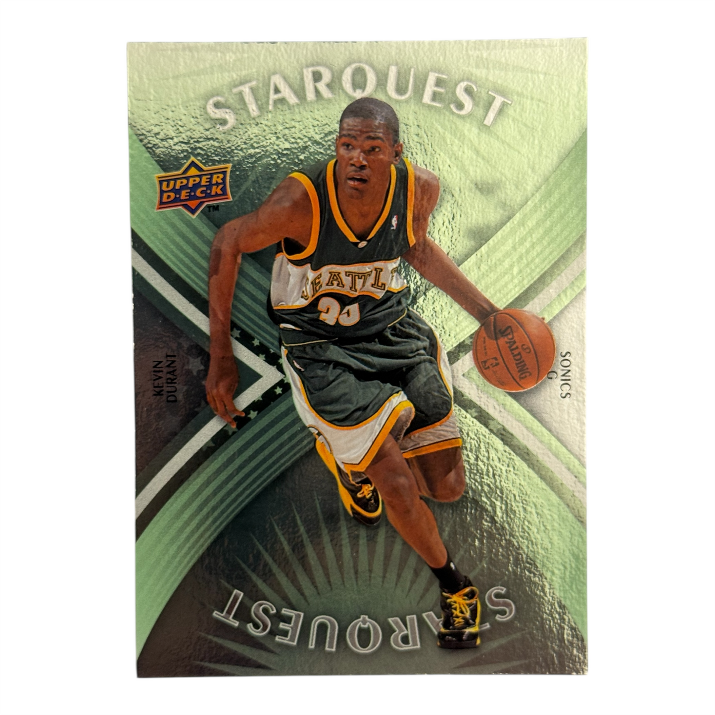 Kevin Durant rookie Upper Deck sonics 2008 #sq9