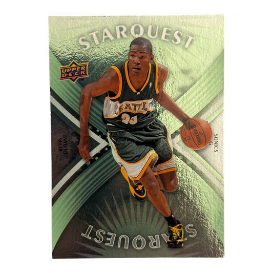 Kevin Durant rookie Upper Deck sonics 2008 #sq9