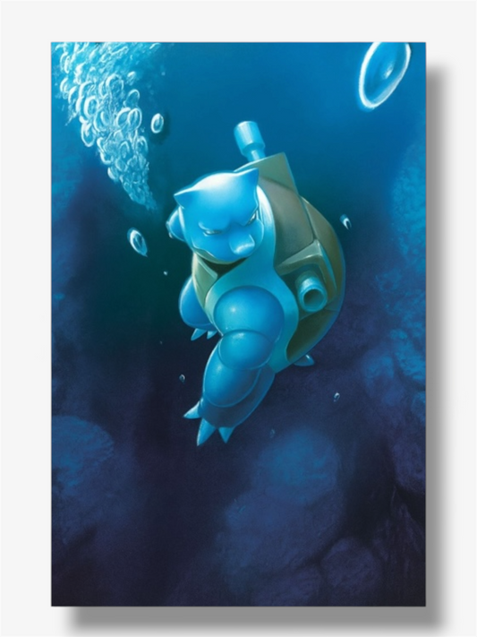 Pokèmon photo stampe blastoise 151