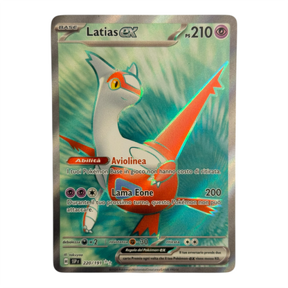 Pokemon Latias Ex Lightning Sparks 220-191 (IT)