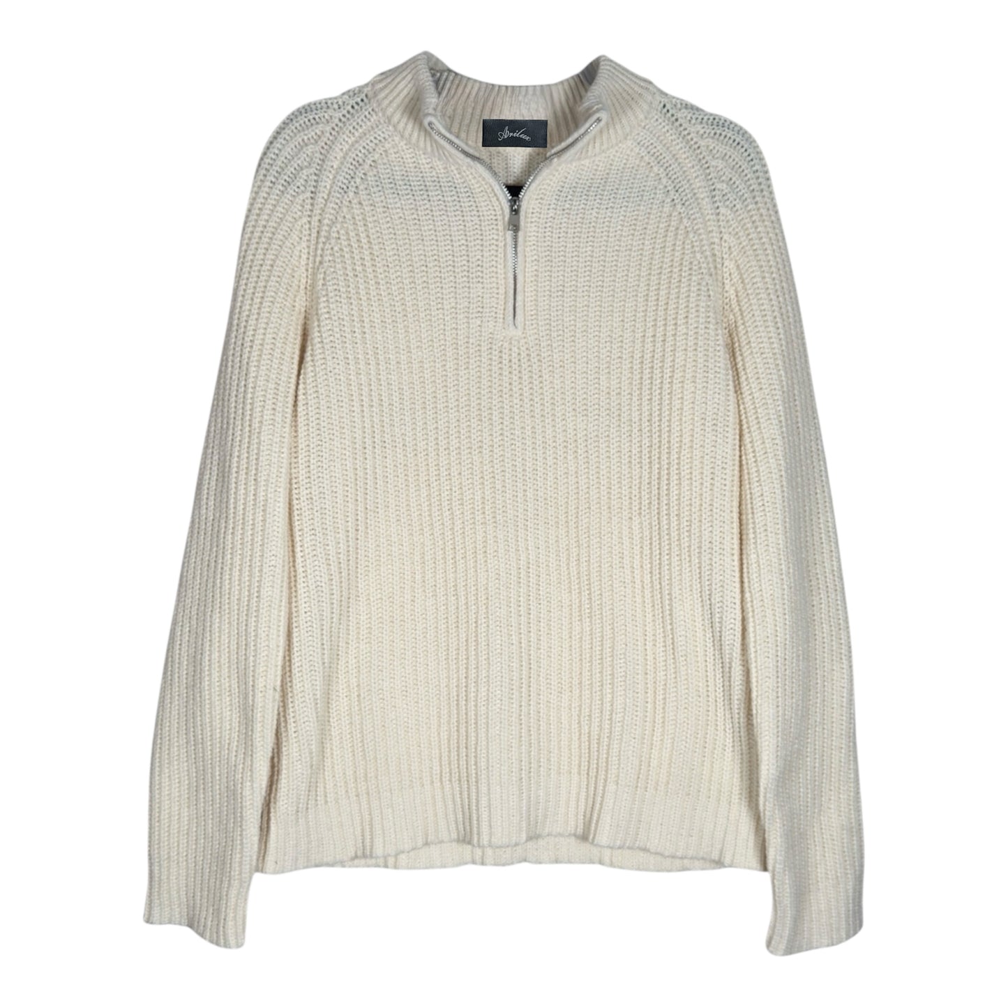 AR SWEATER HALF ZIP CREAM
