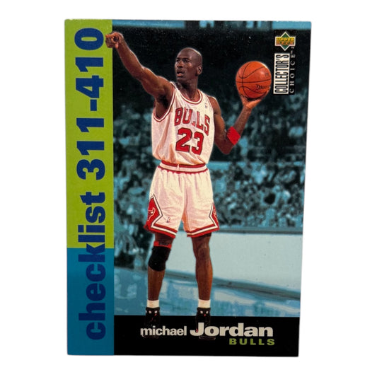 Michael Jordan Nba Upper deck checklist 1995 #410