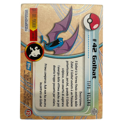 Pokemon Topps 1999 GOLBAT #42