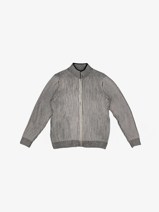 AR SWEATER ZIP FADE GREY