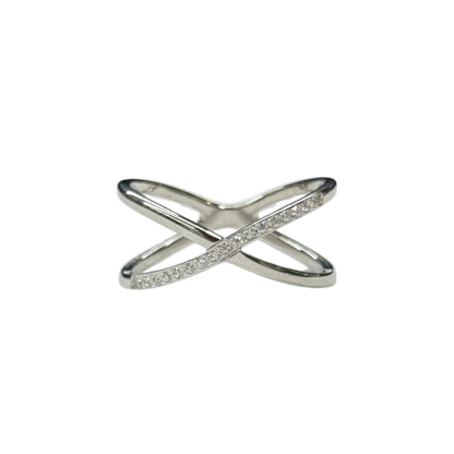 Eternity cross ring