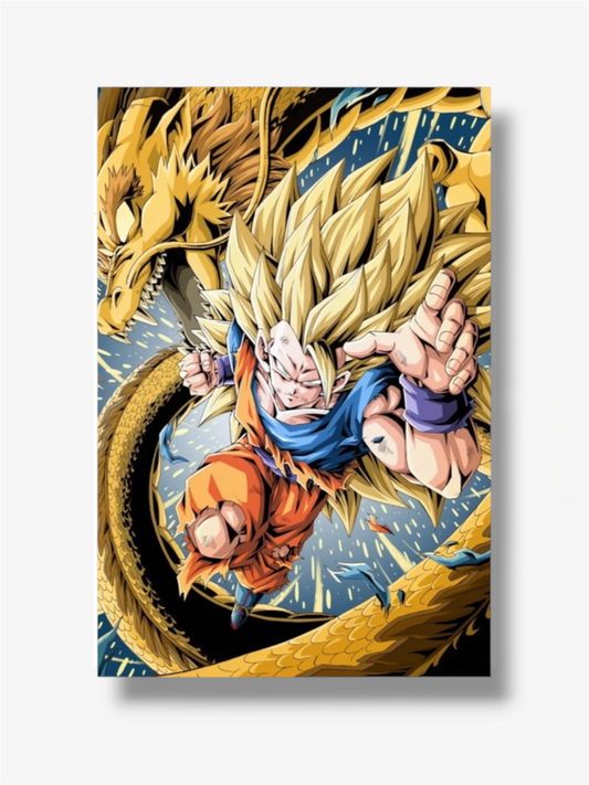 Dragon ball photo stampe goku supersayan 3