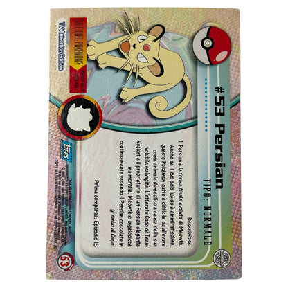 Pokemon Topps 1999 PERSIAN holo #53