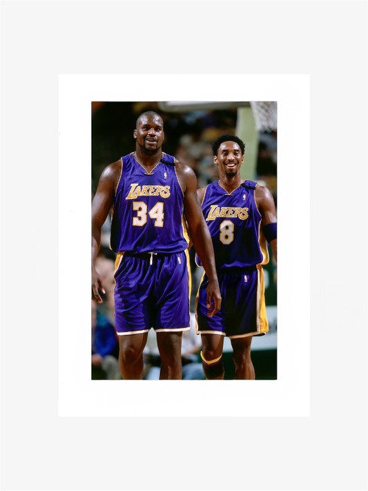 PHOTO ART STAMPA SHAQUILLE O’NEAL KOBE BRYANT