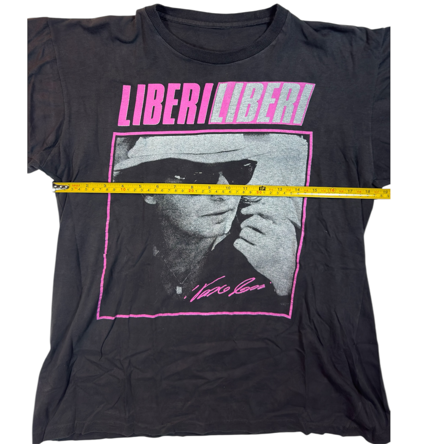 1989 - Vasco Rossi Liberi Tour 89' t-shirt vintage