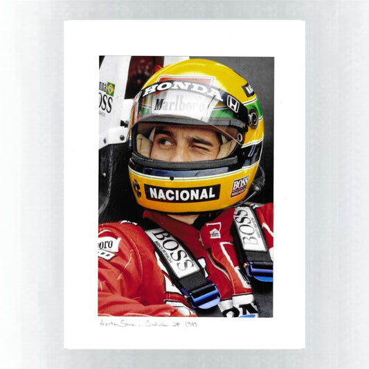 PHOTO ART STAMPA AYRTON SENNA
