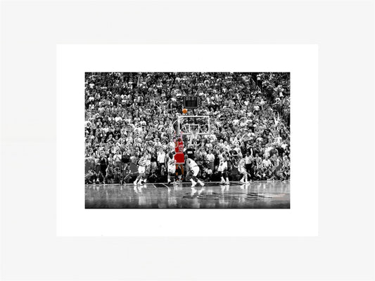 PHOTO ART STAMPA MICHAEL JORDAN LAST SHOT