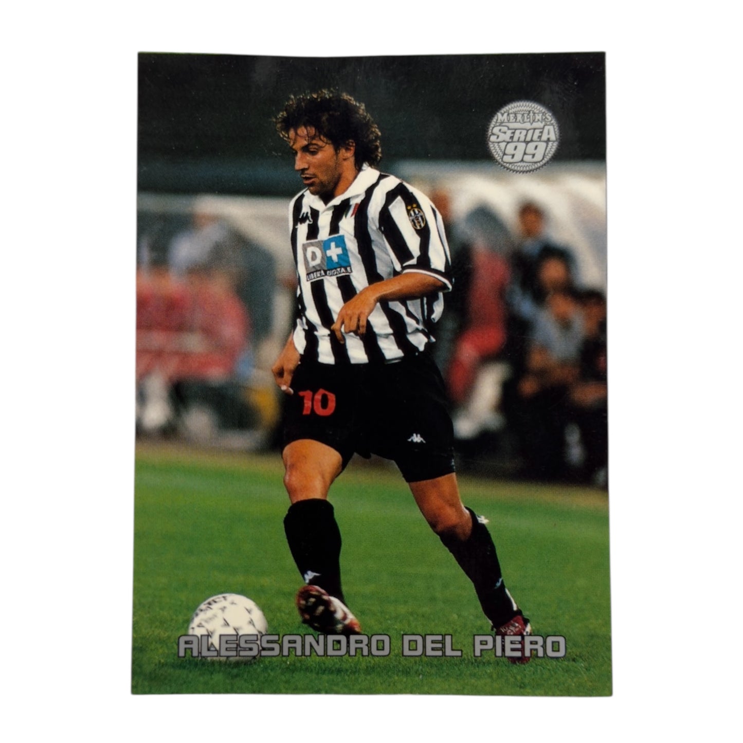 Del Piero card Juventus Merlin Calcio Serie A 1999 #27 IT