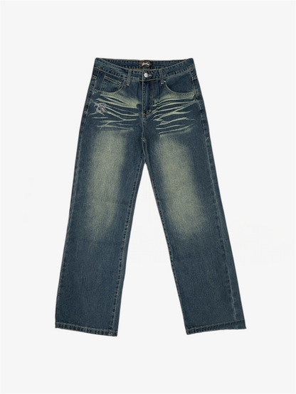 AR LASER PANTS DENIM