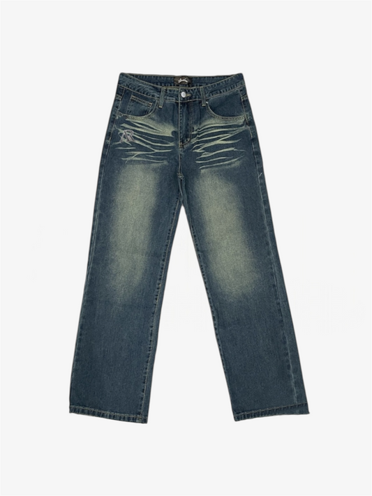 AR LASER PANTS DENIM