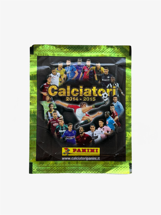 Bustina Sigillata Figurine Calciatori Panini 2014-15 Green Vers.