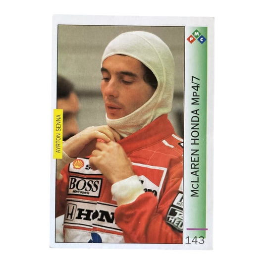 Ayrton Senna card formula 1 PMC 1995-96 #143 IT