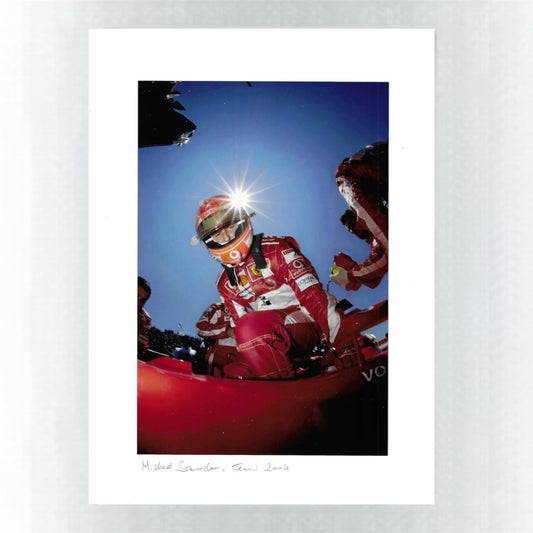 PHOTO ART STAMPA FERRARI SCHUMACHER