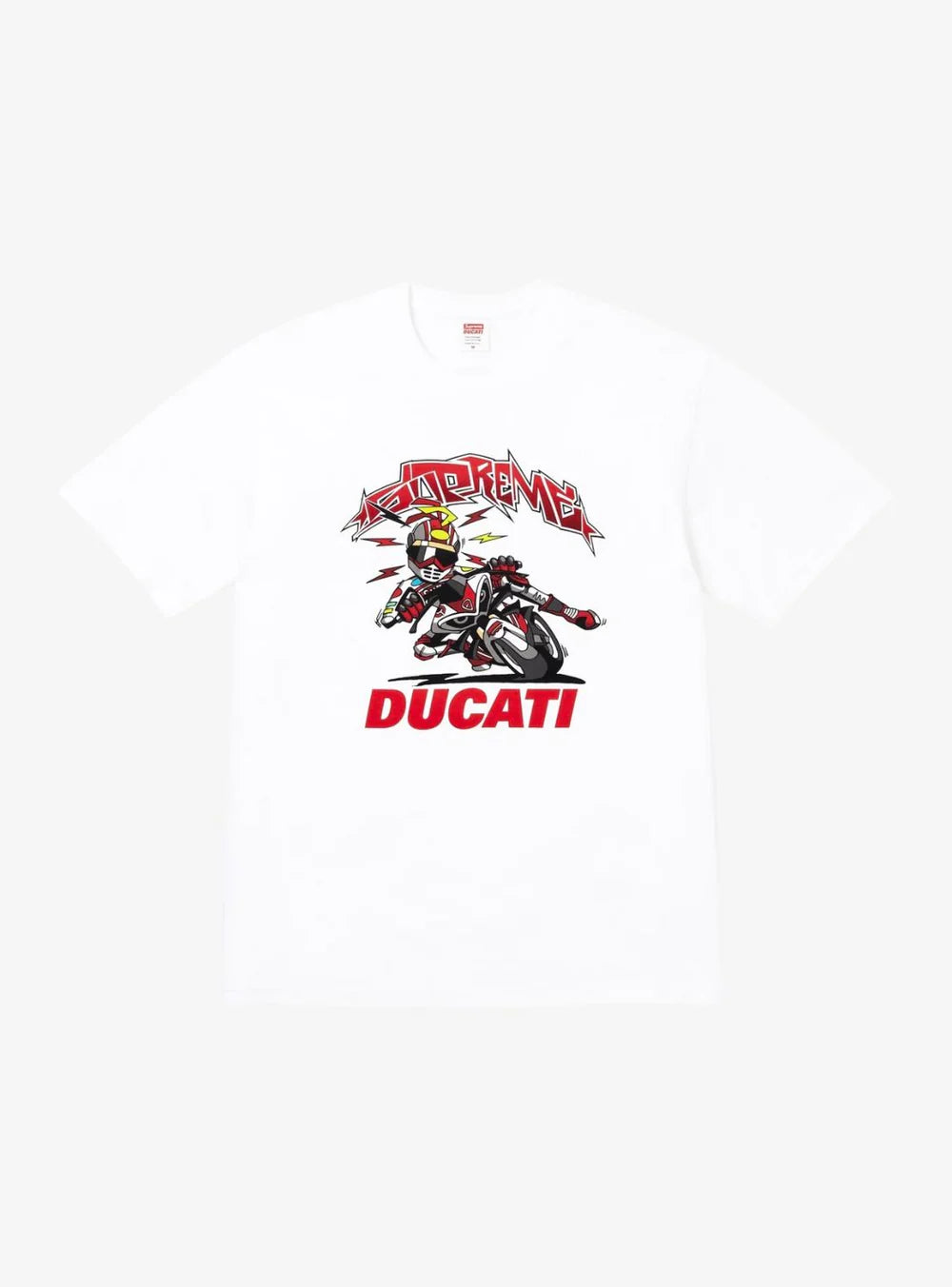 Supreme Ducati Bike Tee white