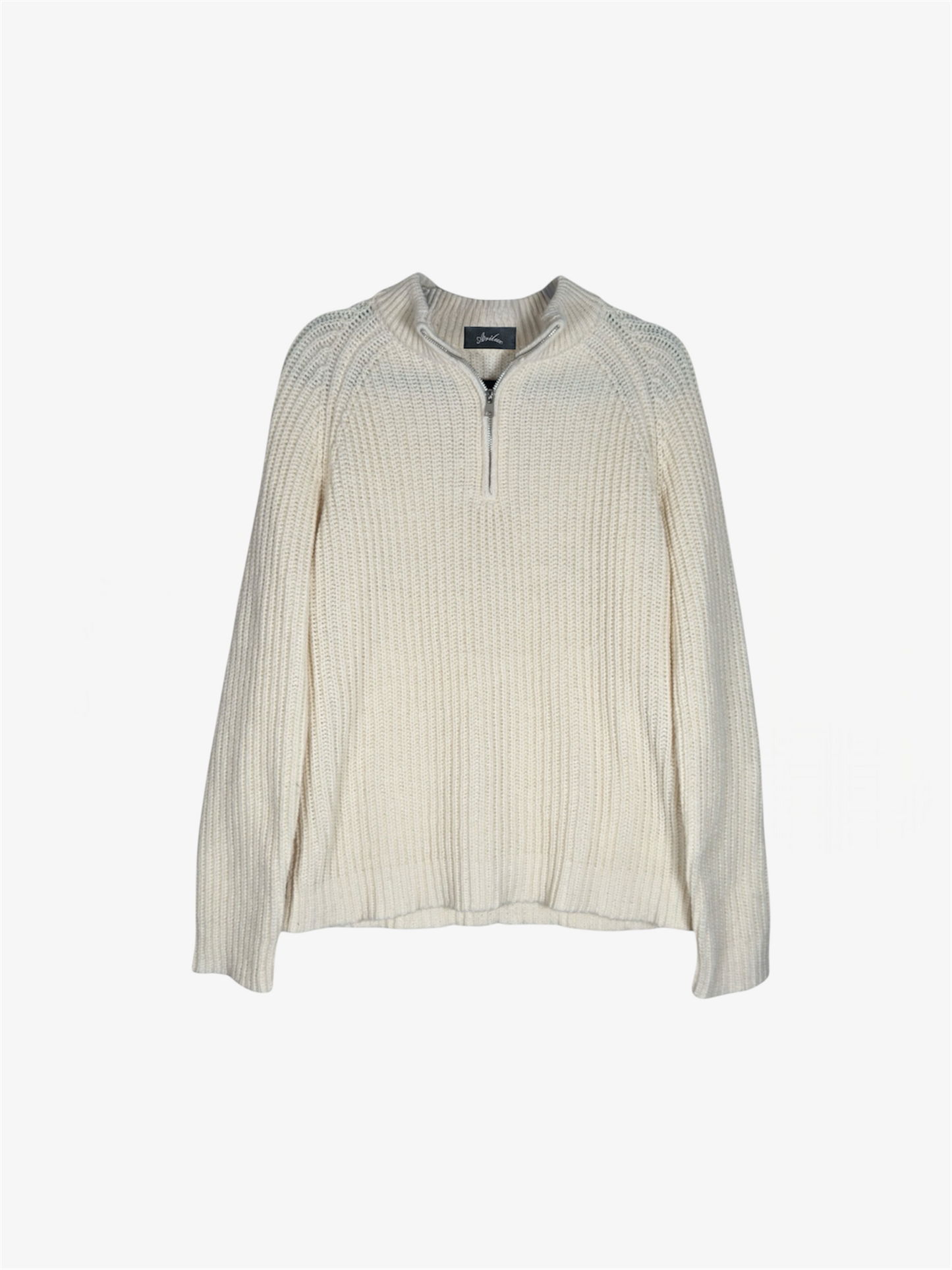 AR SWEATER HALF ZIP CREAM