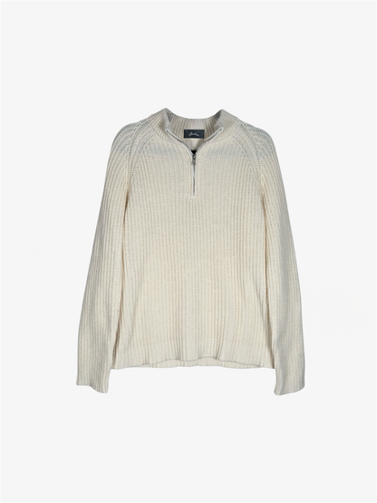 AR SWEATER HALF ZIP CREAM