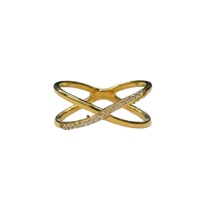 Eternity cross ring
