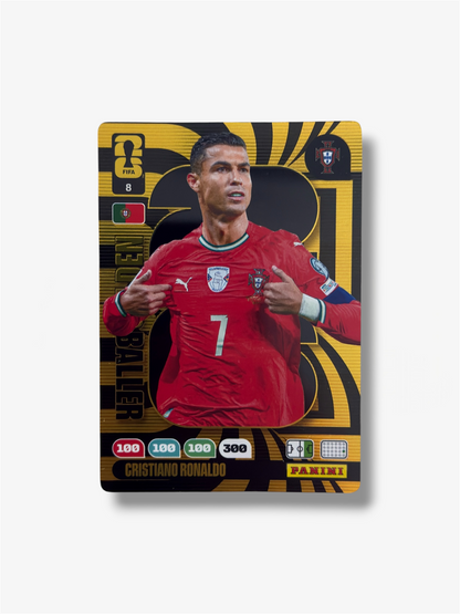 2026 Panini Card Cristiano Ronaldo Golden baller World Cup Adrenalyn XL