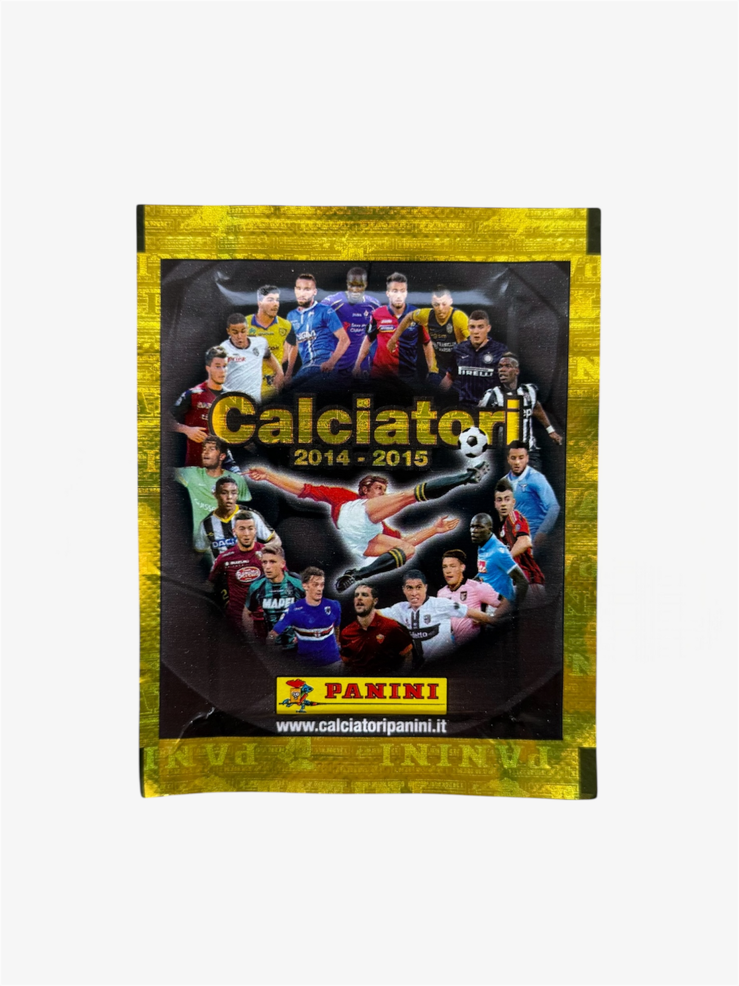 Bustina Sigillata Figurine Calciatori Panini 2014-15 Yellow Vers.