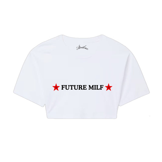 AR CROP TEE FUTURE MILF