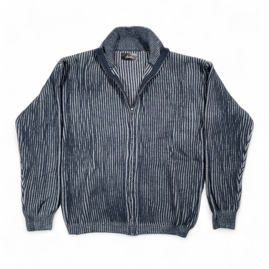 AR SWEATER ZIP FADE BLUE