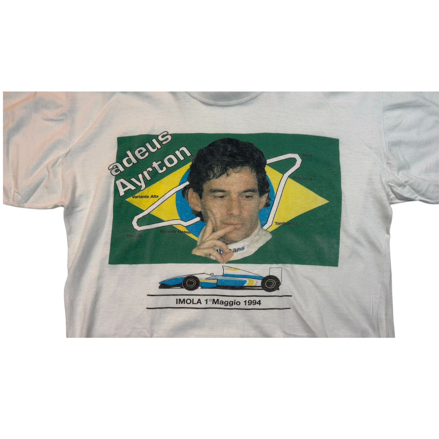1994 - Ayrton Senna Imola vintage single stitch t-shirt