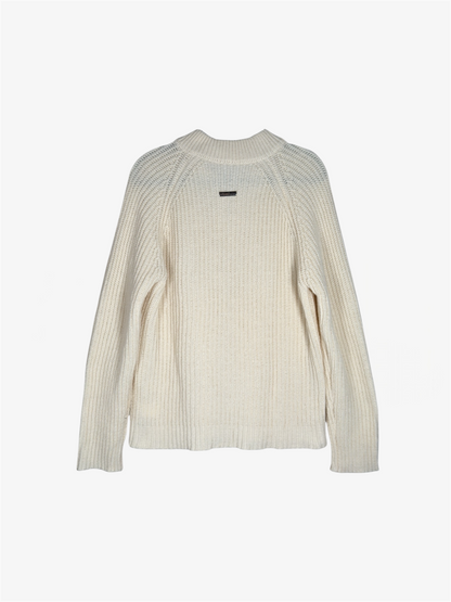 AR SWEATER HALF ZIP CREAM