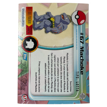 Pokemon Topps 1999 MACHOKE holo #67