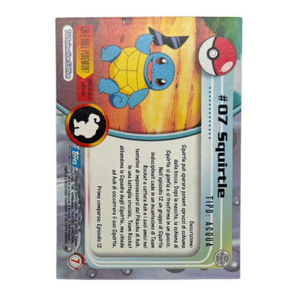 Pokemon Topps 1999 SQUIRTLE #07