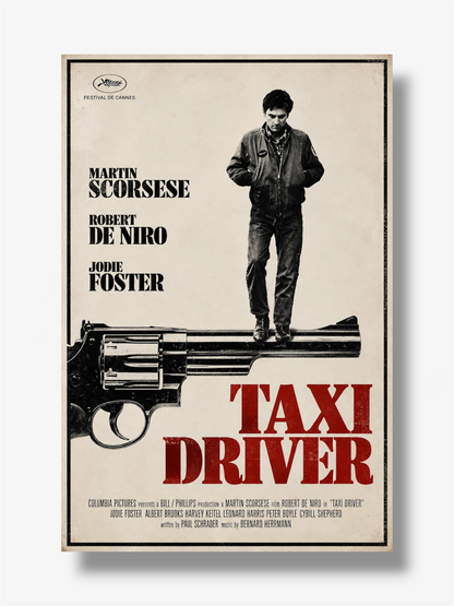 PHOTO STAMPA TAXI DRIVER DE NIRO