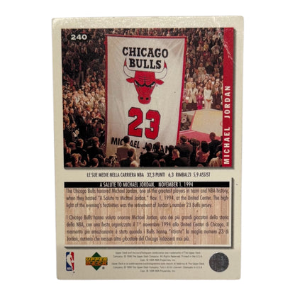 Michael Jordan NBA Upper deck 1994 #240