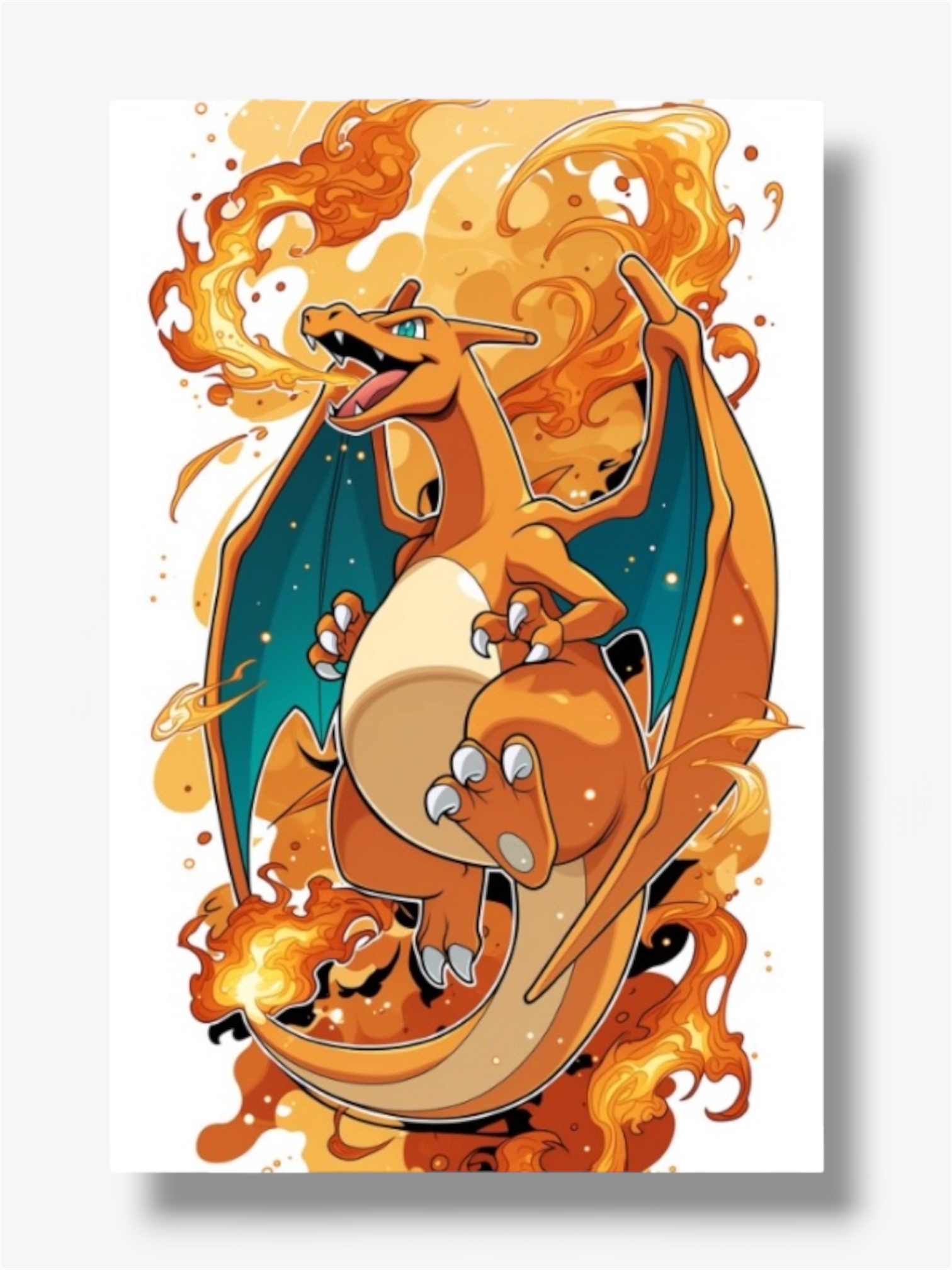 Pokèmon photo stampe charizard