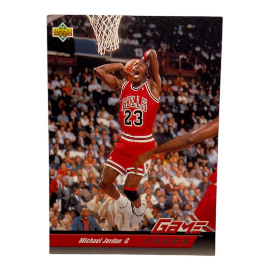 Michael Jordan Nba Upper deck Game Faces 1993 #488